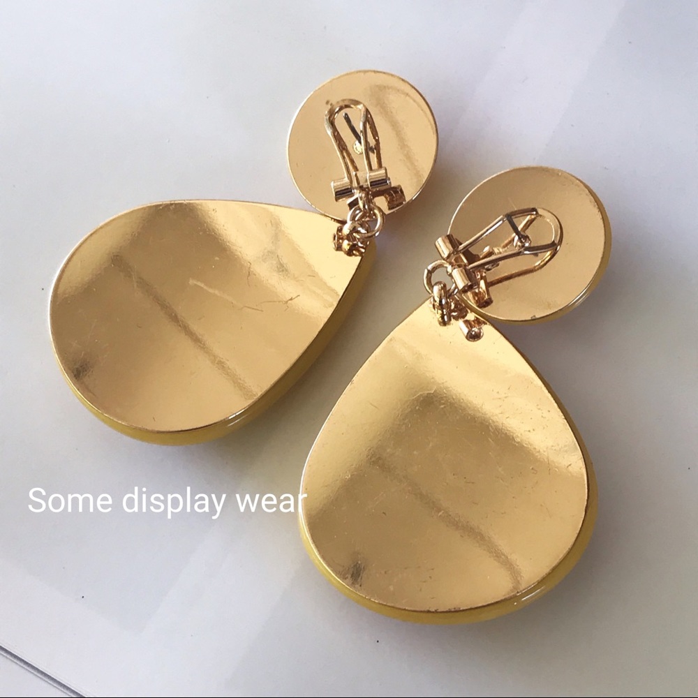 Zara yellow 💫statement earrings 🌟 - Picture 7 of 8